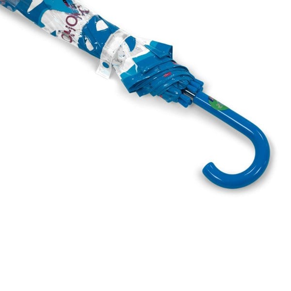 Bugzz Clear Shark Print Kids Umbrella Handle