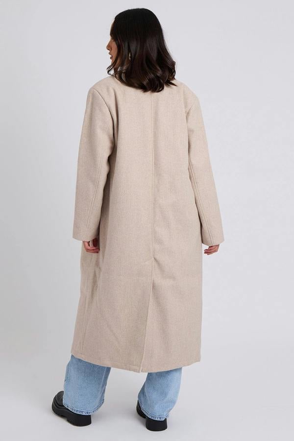 Urban Bliss Oatmeal Formal Coat