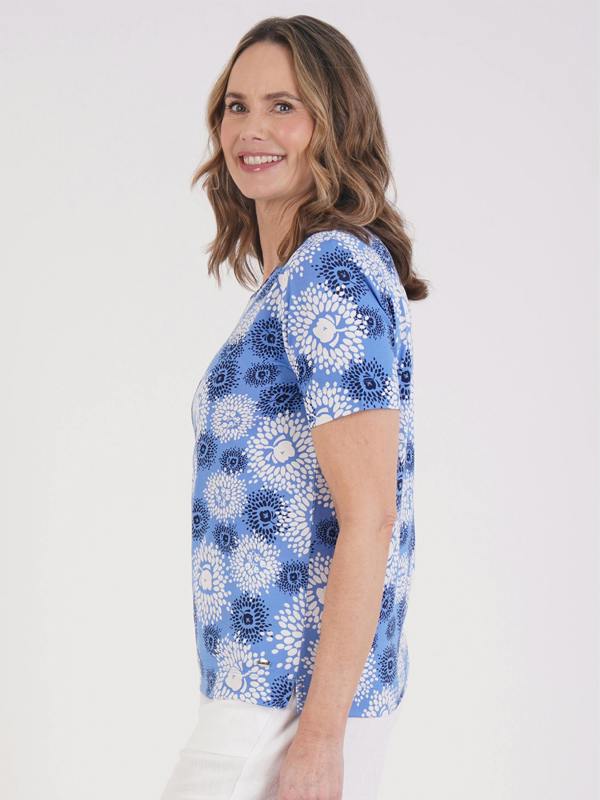 TIGI Batik Rubber Print Top