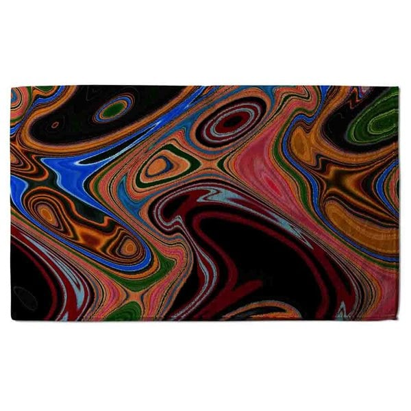 Benjamin Tate Design Pyschedelic Marble Pattern (Bath Towel)