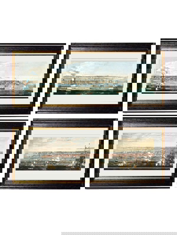 Exceptional Art c.1844 Panoramic Views of New York
