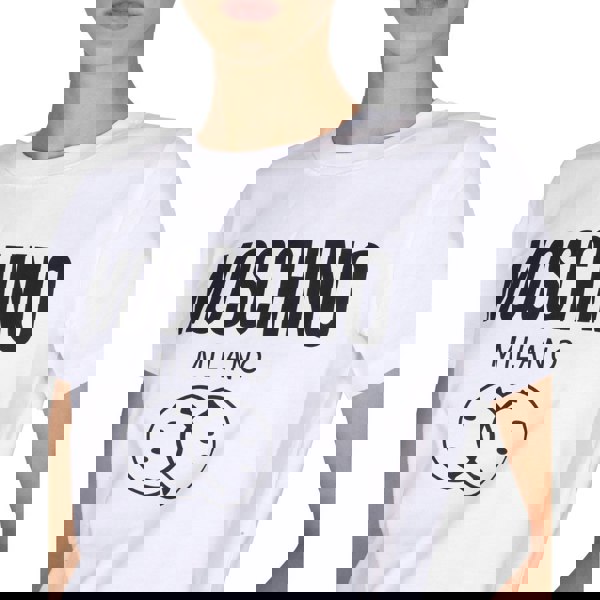 Moschino Double Smiley White T-Shirt