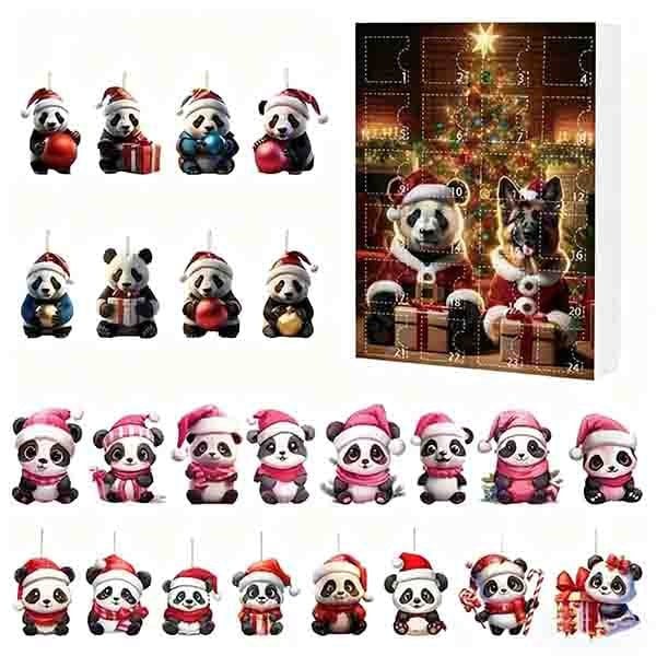 Leaper Cute Panda Hanging Decoration Christmas Calendar Blind Box