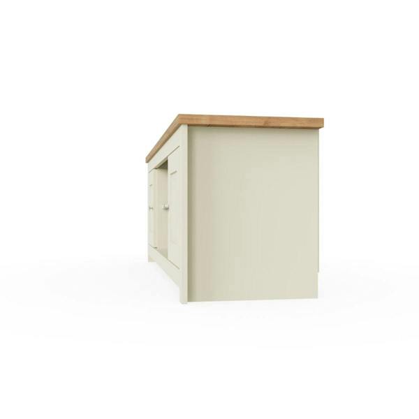 Timber Art Design Lisbon TV Unit Stand Media Cabinet 2 Doors + Shelf