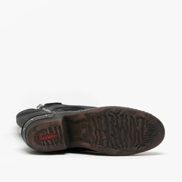 Rieker 93655-00 Womens Knee High Boots - Black