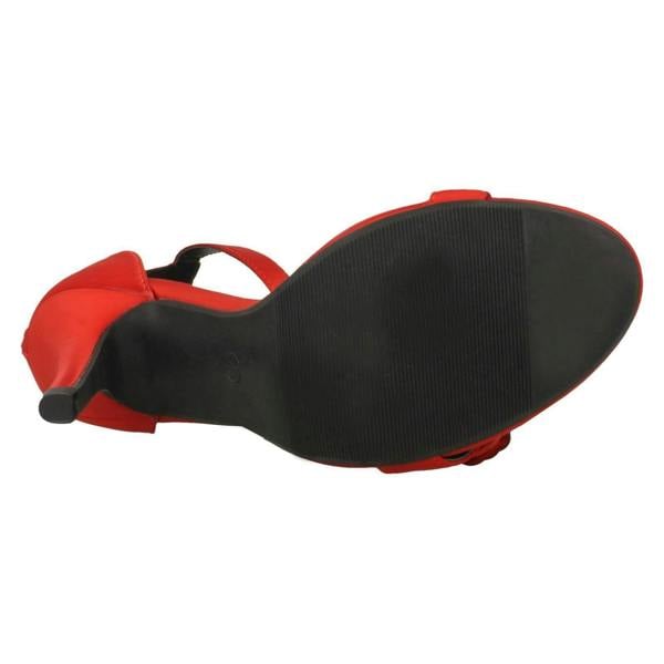 Anne Michelle Ladies Anne Michelle Flower Trim Sandals