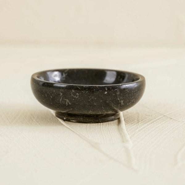 Trinket dish for jewellery in marble - Coastal Villa Homeware