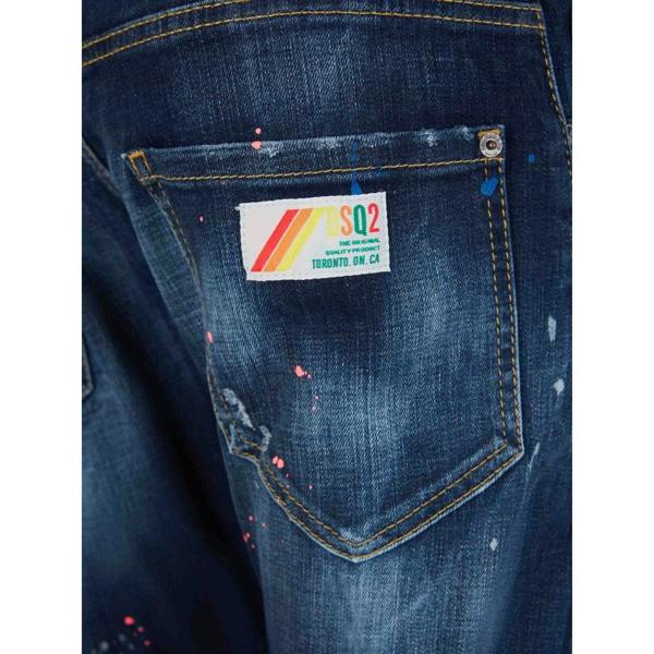 DSQUARED2 Sexy Twist Jean Worn Reinforced Wash Blue Jeans W30