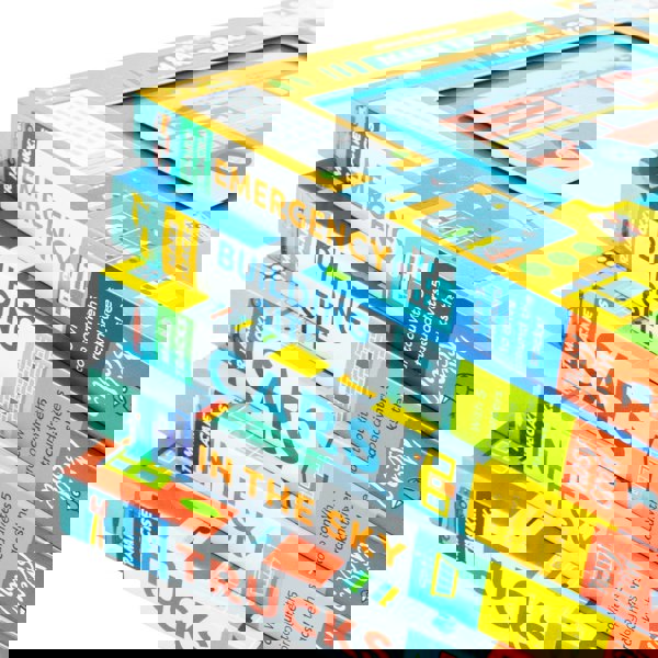 Make Tracks Series 5 Books Collection Set (Emergency, Building Site, Cars, In The Sky, Trucks)