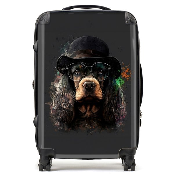 Warren Reed English Cocker Spaniel Splashart Suitcase