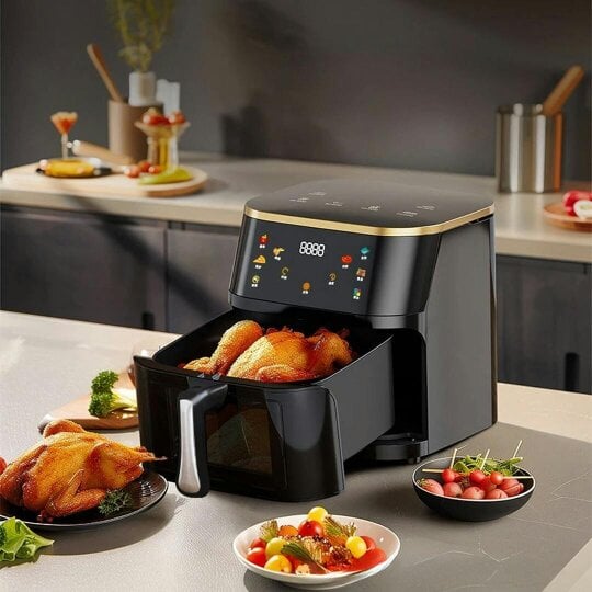Havendro 10L Large Air Fryer Low Fat Oil free Healthy Oven Frying Kitchen Cooker