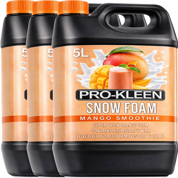ProKleen Pro-Kleen 15L Mango Smoothie pH Neutral Snow Foam with Wax Super Thick & Non-Caustic Foam