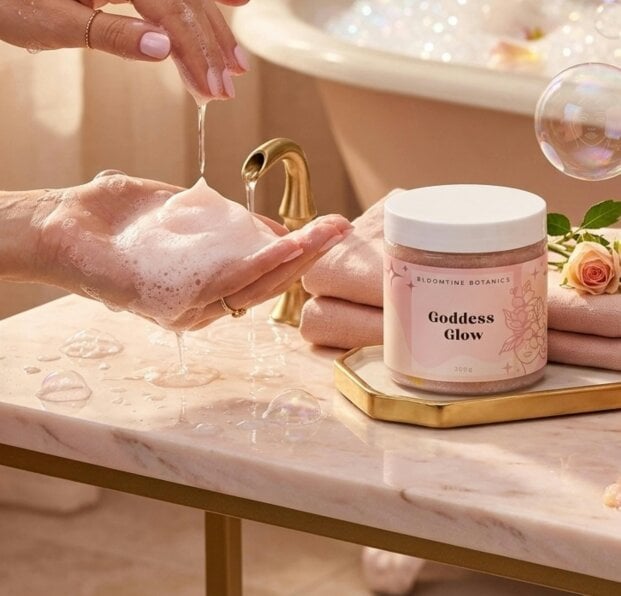 BLOOMTINE Indulgent Goddess Glow Foaming Scrub