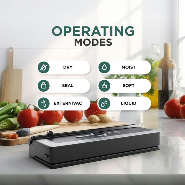 DMD Collective Vacuum Sealer - Starter Kit, 6 Modes, Bags Included