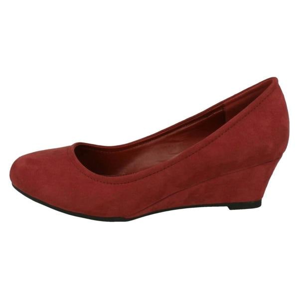 Spot On Ladies Spot On Wedge Pumps