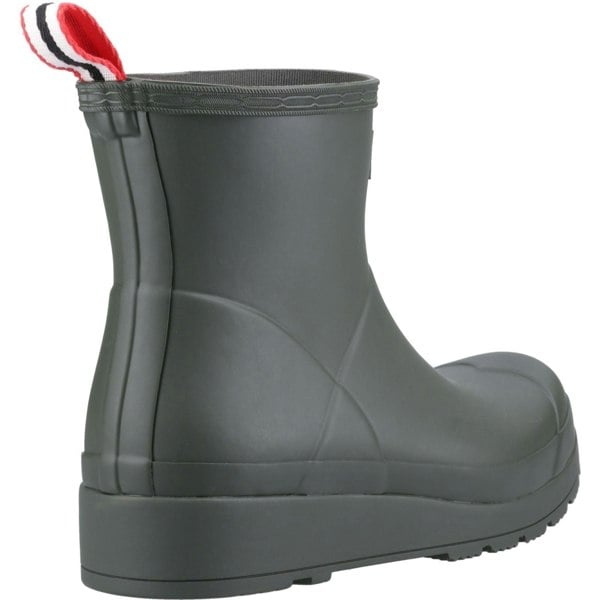 Hunter Play Short Rubber Women's Wellington Boots - Dark Olive