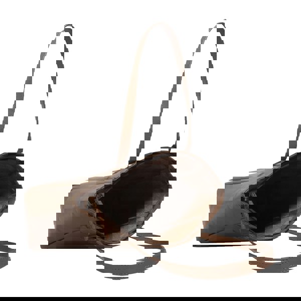 Assots London 'LINDA' Tan Smooth Real Leather Unlined Tote Bag