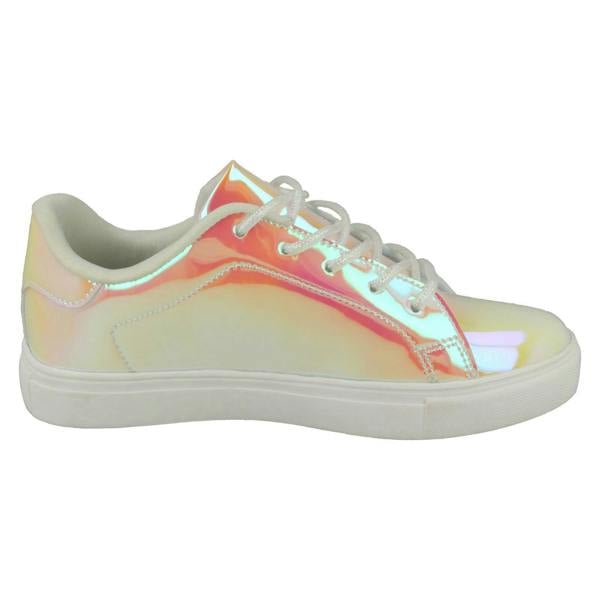 Spot On Girls Spot On Casual Hologram Trainers