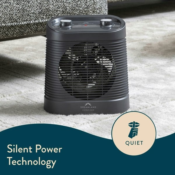 Dreamland Silent Power Comfort Fan Heater