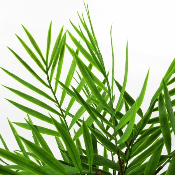 Leaf 6 x 40cm Artificial Bamboo Palm Bush Plant