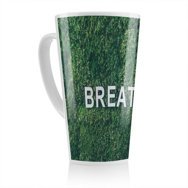 Benjamin Tate Design Wellness Breath Designer Latte Mug