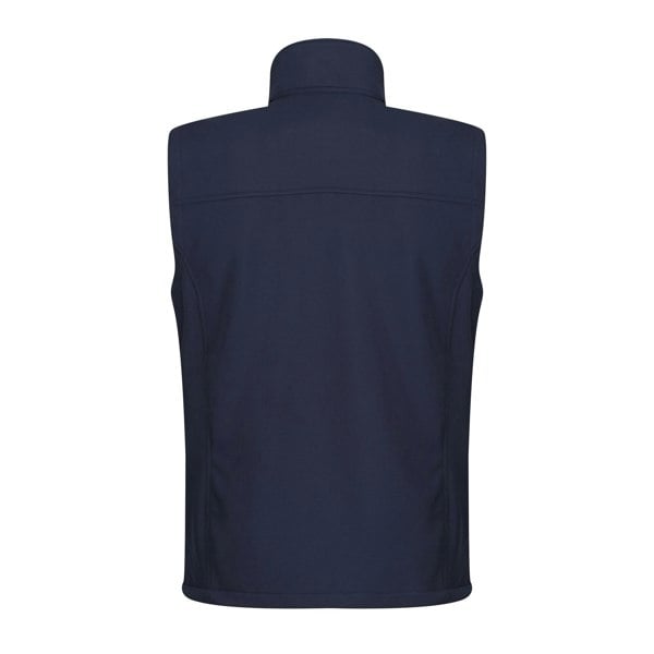 Regatta Mens Flux Softshell Bodywarmer / Sleeveless Jacket (Water Repellent & Wind Resistant) - Navy/Navy