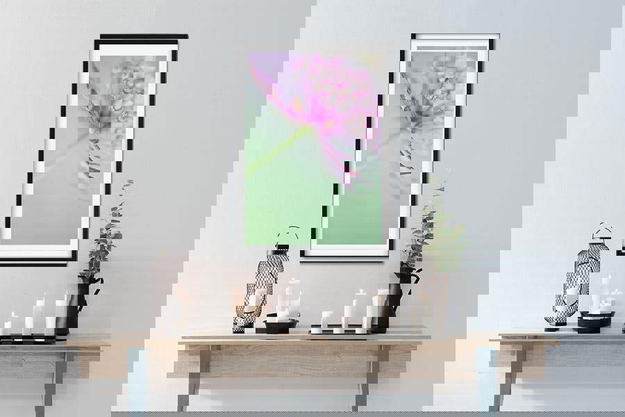 Framed flower art print