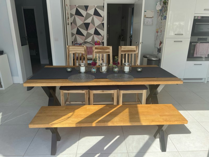 The Bespoke Carpentry Co Solid Oak Dining Table