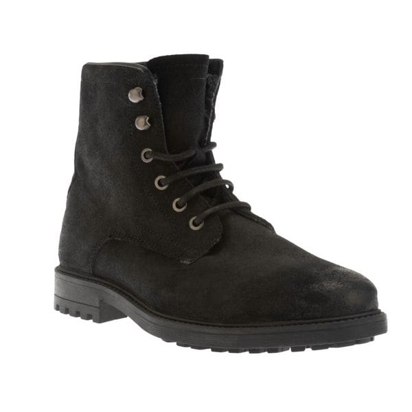 Dune London Womens/Ladies Card Suede Flat Ankle Boots - Black