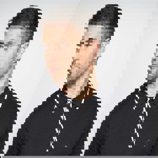 Gabicci V00GM09S Mens Lineker Knitted Polo Gabicci Vintage - NAVY