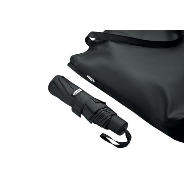 MidOcean Seattle RPET Folding Umbrella Set - Black - 
