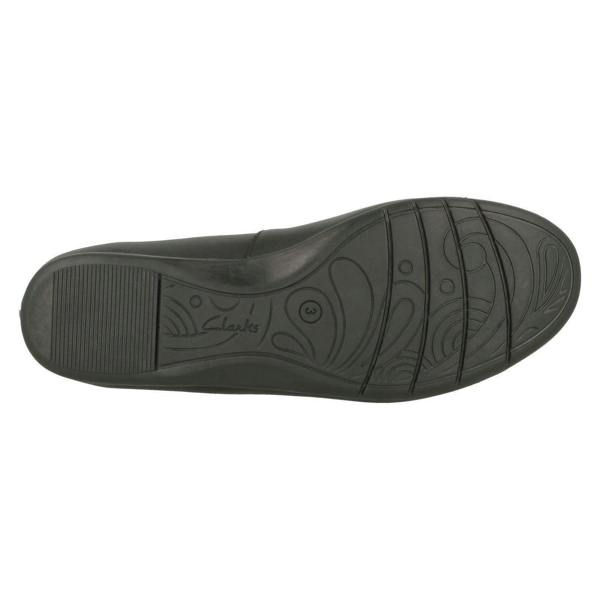 Clarks Girls Clarks Slip On Bow School Shoes Jesse Shine