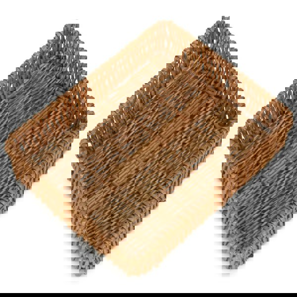 Shallow Wicker Tray