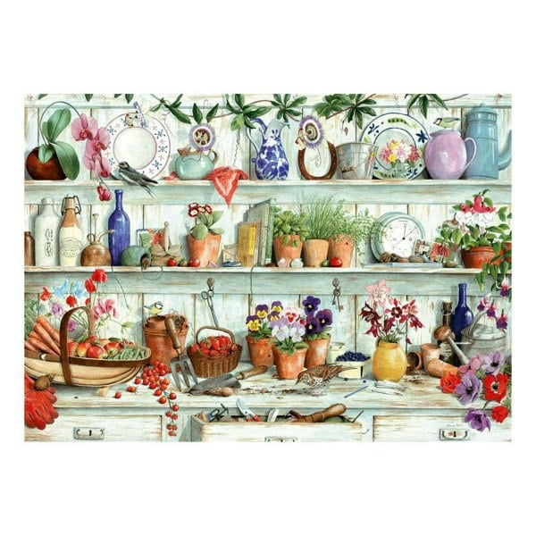 The House of Puzzles Posies & Produce 1000 Piece Jigsaw Puzzle