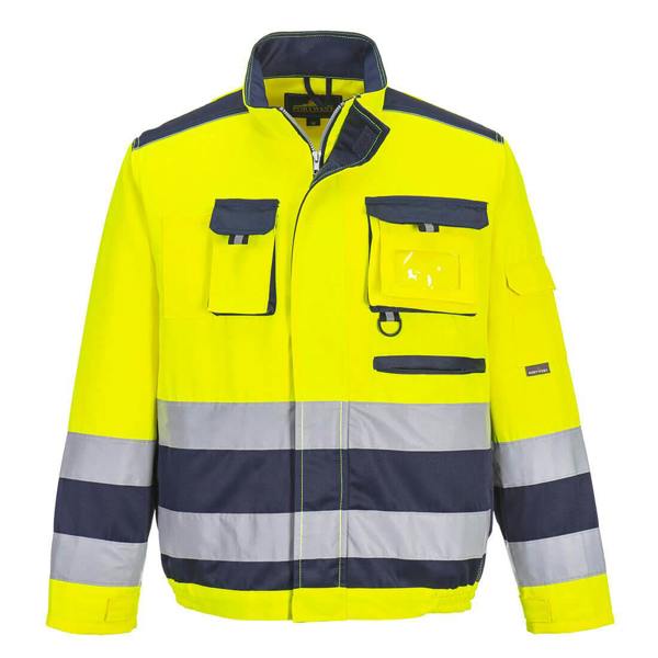 Lille Hi-Vis Contrast Bomber Jacket Portwest