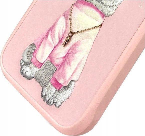 Nimmy Friends Glasses Cool Cat Case for iPhone 16 Pro 6.3" Pink - N-YJ-iP16-Pro-04