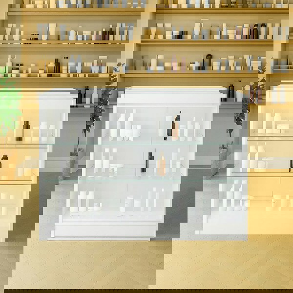 Monstershop LED Retail Shop Counter K1200 - White