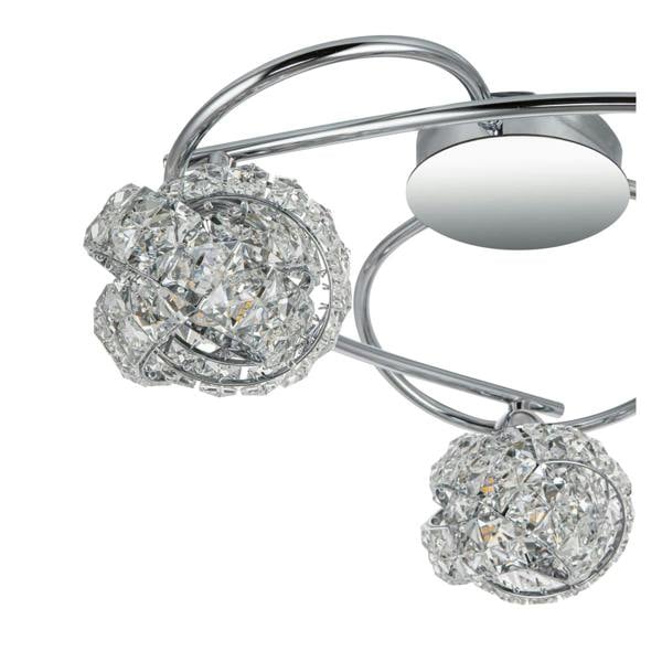 COSYLYTE Mirri 3 Light Glass Beaded Shade Ceiling Light