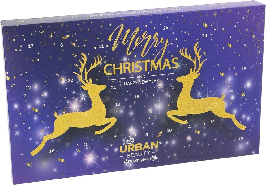 Love Urban Beauty Vegan Makeup Advent Calendar - 24 Day Cosmetic Beauty Gift Set