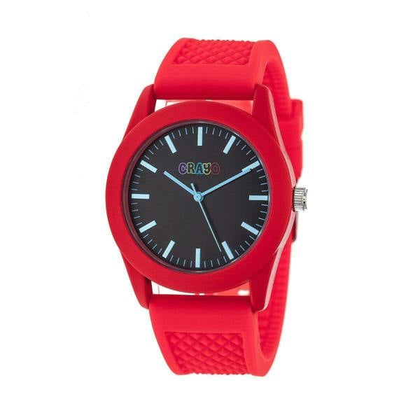 Crayo Storm Unisex Watch - Red/Black - CRACR3702