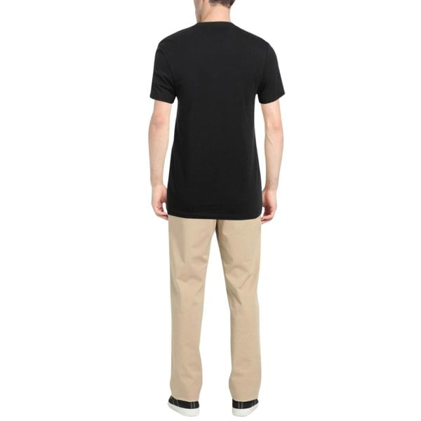 BALMAIN VH1EF000G039 Balmain Paris Retro Logo Black T-Shirt 0FA BLACK T-SHIRT MALE S