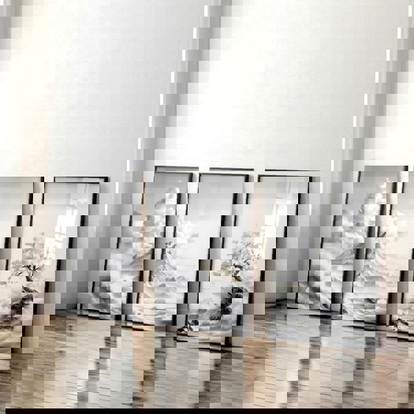 Modern Living Room Wall Decor | Set of 3 Asian Inspired Wall art Prints