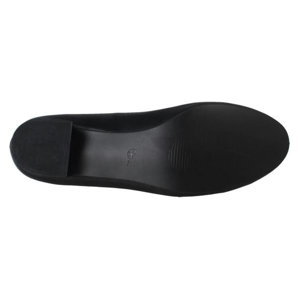 Spot On Ladies Spot On Short Heel Bow Detailed Court Shoes F90152