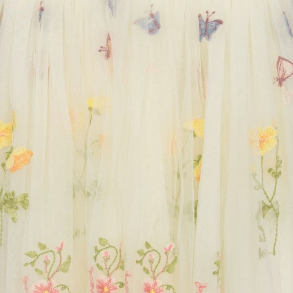 tulle on flower girl dress