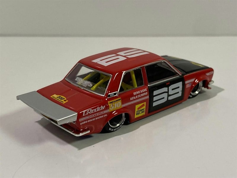 datsun 510 pro street red 1:64 kaido house mini gt tsm khmg003