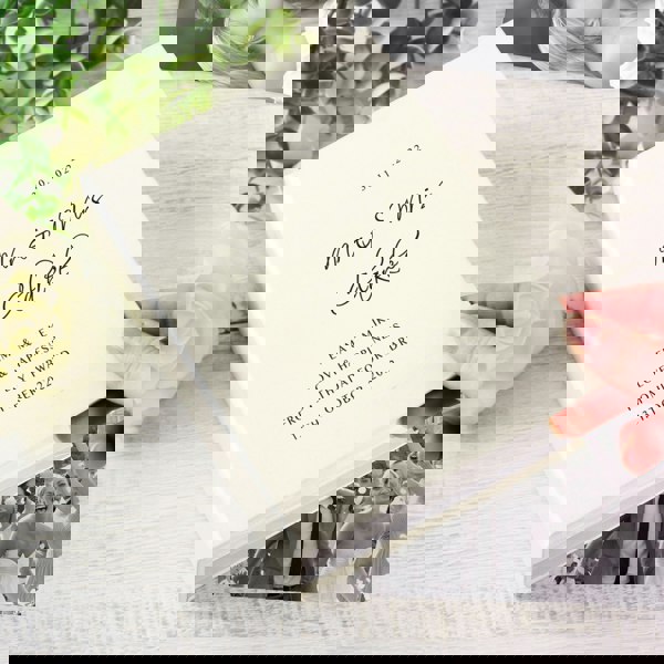 Personalised Memento Company Personalised Free Text 6x4 Photo Album with Sleeves