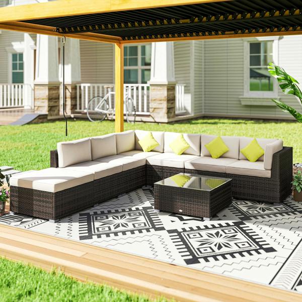 Rattan Sofa Set