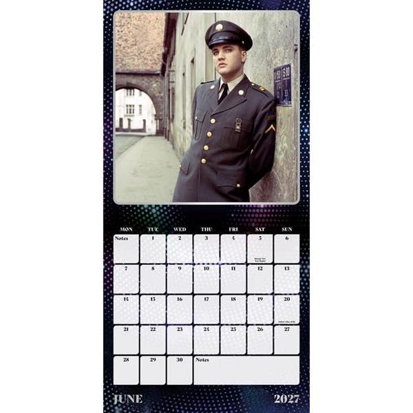 Elvis Presley Calendar 2027, Wall Calendars, Month To View, Entertainment, Gift