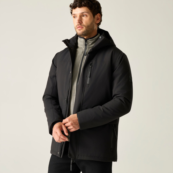 Regatta Mens Baylon Waterproof Insulated Jacket - Black