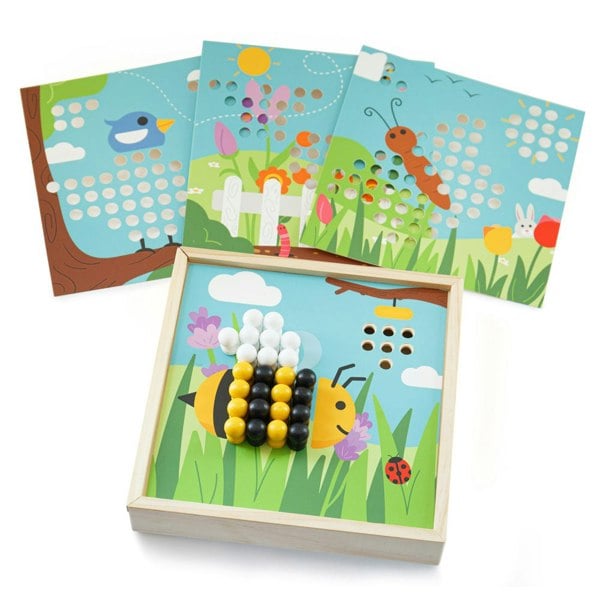 Bigjigs Toys Garden Art Peg Board